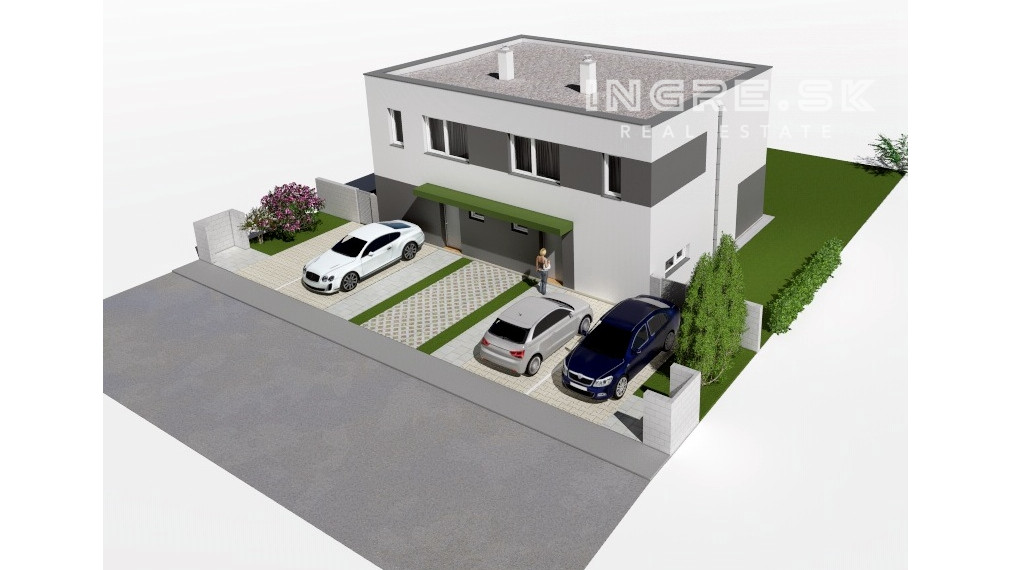 POSLEDNÝ VOĽNÝ BYT - NOVOSTAVBA 4 IZBOVÉ BYTY S PARKOVANÍM A ZÁHRADOU SKOLAUDOVANÉ