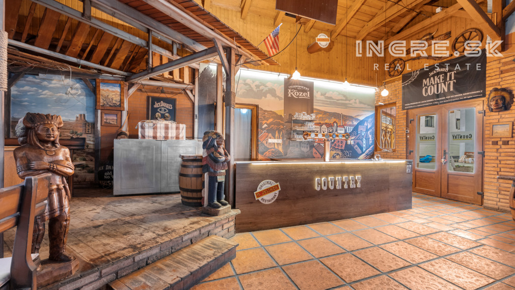 Poúkame Vám na prenájom Reštauráciu COUNTRY CITY PUB, Nové Zámky.