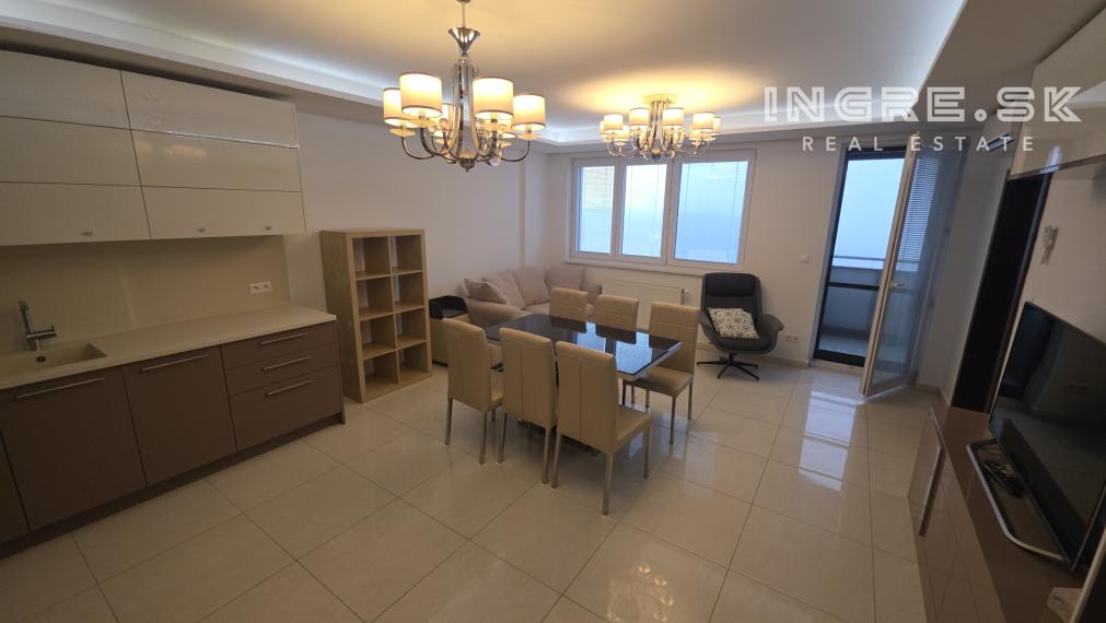 INGRE.SK - VÝBORNÁ PONUKA NA PRENÁJOM - 4 IZBOVÝ BYT - VEĽKÁ LOGGIA  - 2 X PARKING - BRATISLAVA KARLOVA VES