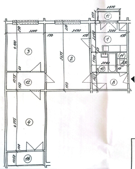 PÔVODNÝ STAV 3 IZBOVÝ BYT BALKÓN + LOGGIA BRATISLAVA RUŽINOV ŠALVIOVÁ ul. TRÁVNIKY