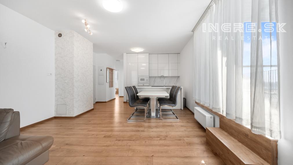 STREŠNÝ PENTHOUSE NA BAJKALSKEJ 2 x PARKING, VEĽKÁ TERASA