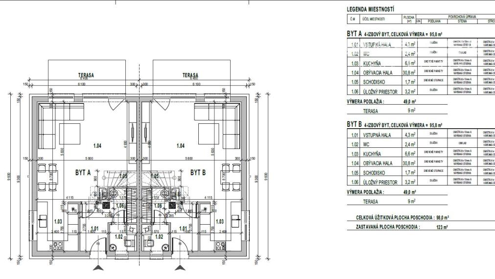 BYTY V ROVINKE - POSLEDNÝ VOĽNÝ BYT S PARKOVANÍM A ZÁHRADOU